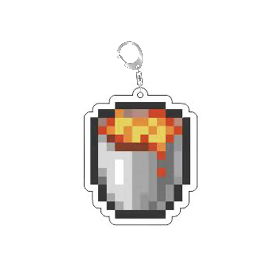 Minecraft Keychain Pendants