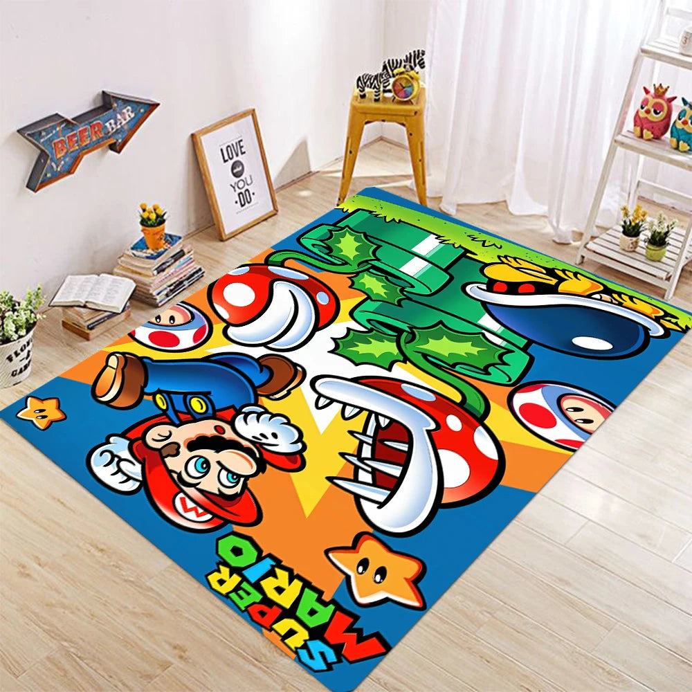 Super Mario Gaming Rug Carpet
