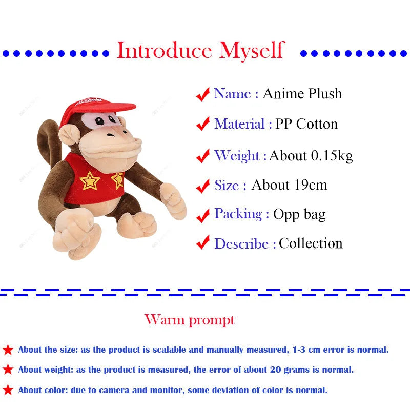 Diddy Kong Plush Figurine