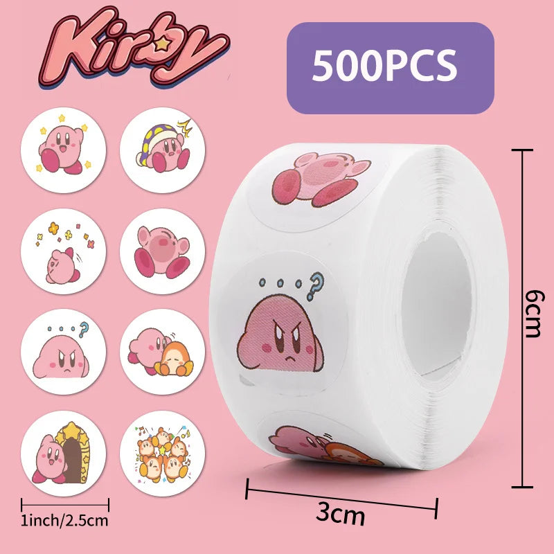500PCS Kirby Stickers